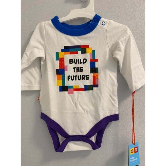 LEGO BUILD THE FUTURE - SIZE 0-3 months.  BOYS. GIRLS. UNISEX.  BRAND NEW. - Picture 1 of 5